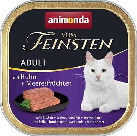 Animonda Vom Feinsten CAT Adult Karma z kurczakiem i owocami morza dla kota 100g