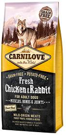 Carnilove Fresh Chicken&Rabbit Karma z kurczakiem i królikiem dla psa 12kg WYPRZEDAZ