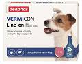 Beaphar Vermicon Line-On dla Psa poniżej 15kg Krople na kleszcze 1.5ml 3szt.