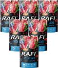 Rafi Pies with Lamb Mokra Karma z jagnięciną, borówką i żurawiną 10x500g (saszetka)