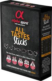 Alpha Spirit Przysmak All 6 Tastes Sticks o różnych smakach dla psa op. 6x40g