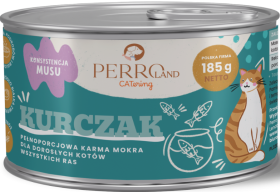 PerroLand CATering Adult Karma z kurczakiem dla kota 185g