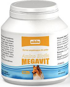 Mikita MEGAVIT Amino Biotin dla psa Suplement diety 150 tab.