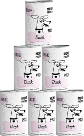 Paka Zwierzaka PEPE Duck Karma z kaczką dla psa 6x400g PAKIET