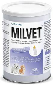 Eurowet Milvet Mleko w proszku dla szczeniąt i kociąt 300g