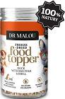 Dr Malou Freeze Dried Food Topper Liofilizowany Przysmak z kaczką, żółtkiem kurzym i krylem dla kota i psa 100g