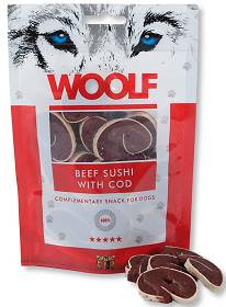 Woolf Przysmak Beef Sushi with Cod dla psa op. 100g