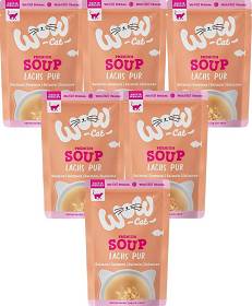 WOW Cat Soup Adult Lachs Pur Mokra Karma z łososiem dla kota 12x40g PAKIET