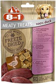 8in1 Przysmak Meaty Treats Freeze Dried z kaczką dla psa op. 50g
