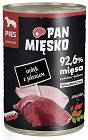 Pan Mięsko Adult Karma z indykiem i jeleniem dla psa 400g