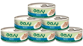 Oasy Natural Adult Mackerel Karma z makrelą dla kota 6x70g PAKIET