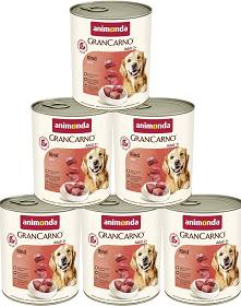 Animonda GranCarno Adult Karma z wołowiną dla psa 6x800g PAKIET