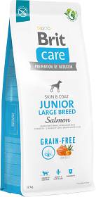 Brit Care Grain-Free Junior Large Salmon Karma z łososiem dla szczeniaka 2x12kg TANI ZESTAW