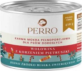 Perro Adult Mokra Karma z wołowiną i korzeniem pietruszki dla psa 410g