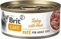 Brit Care Cat Turkey with Ham Karma z indykiem i szynką dla kota 70g