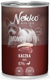 Nekko Monoprotein Adult Karma z kaczką dla psa 400g