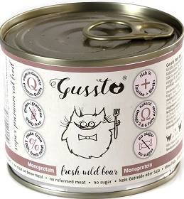 Gussto Fresh Wild Boar Karma z dziczyzną dla kota 200g