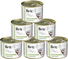 Brit Veterinary Diet Diabetes Lamb&Pea Karma z jagnięciną dla kota 6x200g PAKIET