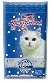 Super Benek Żwirek silikonowy dla kota Crystal Naturalny 3.8l