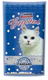 Super Benek Żwirek silikonowy dla kota Crystal Naturalny 7.6l