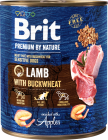 Brit Premium by Nature Lamb with Buckwheat Karma z jagnięciną dla psa 800g