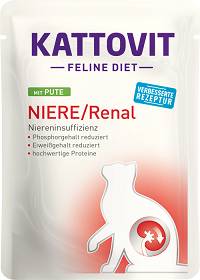 Kattovit Feline Diet Renal Karma z indykiem (Pute) dla kota 85g