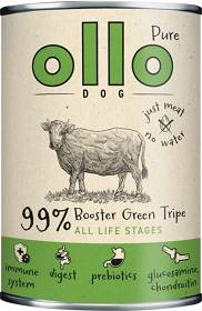 Ollo Pure Booster Digest Green Tripe Karma ze żwaczami wołowymi dla psa 400g