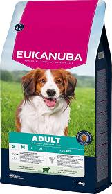 Eukanuba Adult Small&Medium Lamb&Rice Karma z jagnięciną dla psa 2x12kg TANI ZESTAW