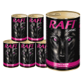 Rafi Classic Dog Karma z indykiem i marchewką dla psa 6x1240g PAKIET