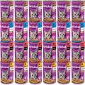 Whiskas Adult Pakiet degustacyjny w sosie i galaretce dla kota 24x400g PAKIET