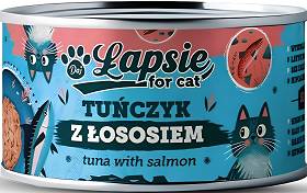 Łapsie Adult Karma z tuńczykiem i łososiem dla kota 80g
