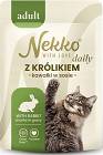 Nekko Daily Adult Karma z królikiem dla kota 85g (sos)