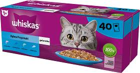 Whiskas Rybne Przysmaki Karma w galaretce dla kota 40x85g