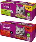 Whiskas Mix Smaków i Klasyczne Posiłki Karma w galaretce i sosie dla kota 80x85g