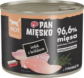 Pan Mięsko Cat Karma z indykiem i królikiem dla kota 200g