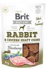 Brit Przysmak Meaty Jerky Rabbit Meaty Coins dla psa op. 80g