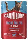 Carnilove CAT Trout Fillets in Gravy Karma z pstrągiem dla kota 85g