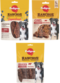 Pedigree Mix Przysmaków dla psa 3 x Ranchos z wołowiną 70g