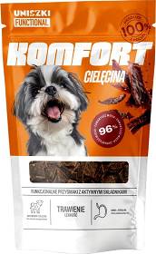 Uniszki Functional Komfort Przysmaki z cielęciną dla psa 90g