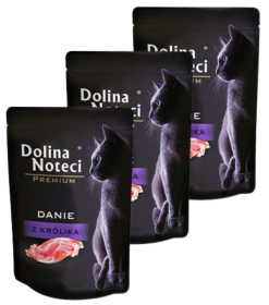 Dolina Noteci Premium Danie z królika Karma dla kota 10x85g