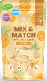 Perro Mix&Match Liofilizowany Ananas dla psa i właściciela 15g