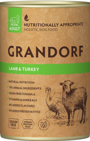 Grandorf Lamb&Turkey Karma z jagnięciną i indykiem dla psa 400g