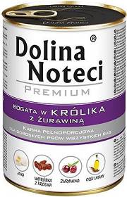 Dolina Noteci Premium Adult Karma z królikiem i żurawiną dla psa 400g