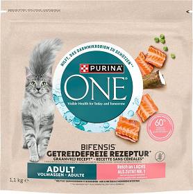Purina ONE Cat Karma z łososiem dla kota 1.1kg