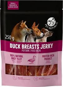 Pet Republic Duck Breasts Jerky Przysmak z kaczką dla psa 250g