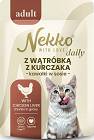 Nekko Daily Adult Karma z wątróbką z kurczaka dla kota 85g (sos)