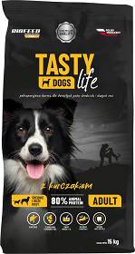 Biofeed Tasty Dogs Life Adult Medium&Large Karma z kurczakiem dla psa 15kg