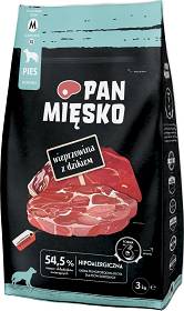 Pan Mięsko Adult Medium Karma z wieprzowiną i dzikiem dla psa 3kg