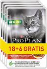 Pro Plan Cat Sterilised Karma z wołowiną dla kota 24x85g PAKIET (18+6 GRATIS)