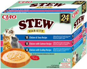 Inaba Ciao Stew Variety Chicken Recipe Karma dla kota 24x40g (PAKIET ZIELONY)